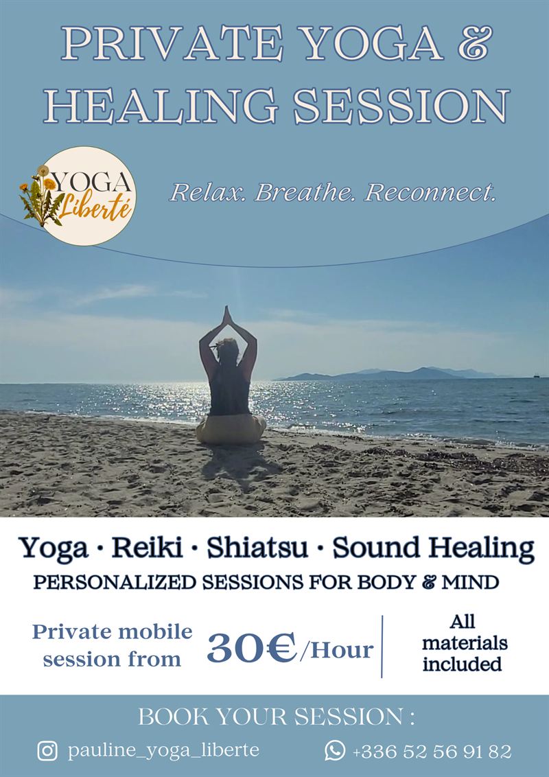 Affiche « Private yoga & healing session » à Kos