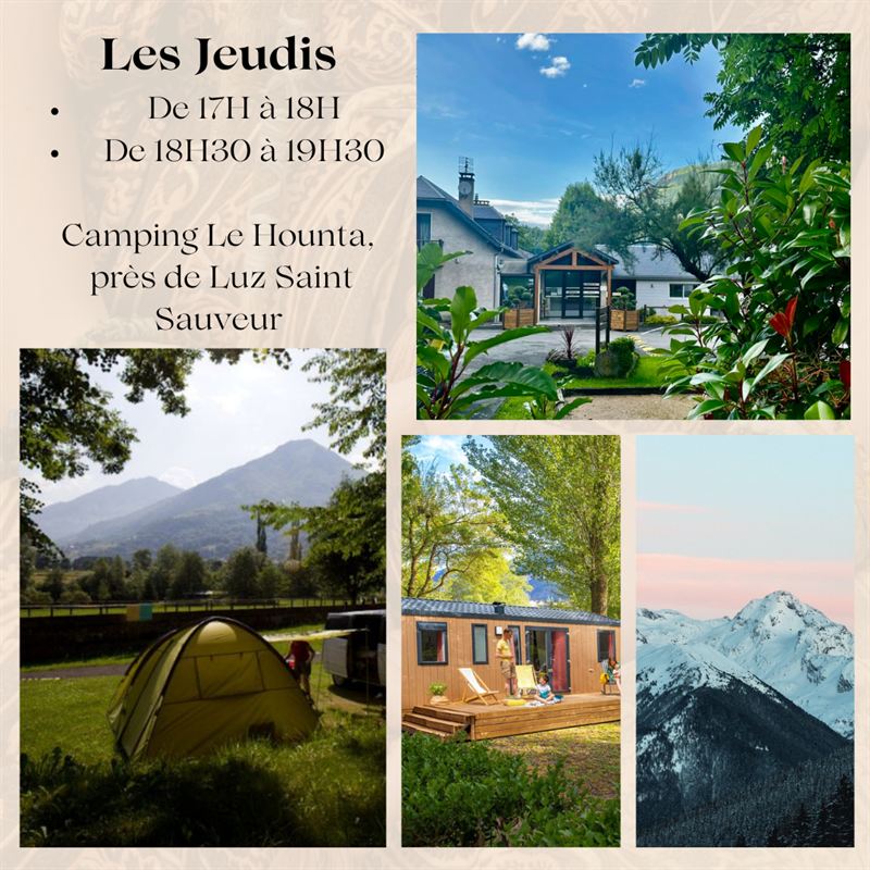 Thursday programme: Le Hounta campsite, near Luz-Saint-Sauveur
